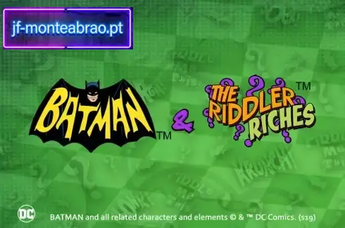 Batman & The Riddler Riches Retro Visuals Batman & The Riddler Riches Slot Game Theme