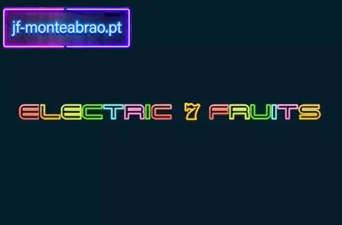 Electric 7 Fruits Slot Machine Electric 7 Fruits slot game interface showing neon fruit symbols