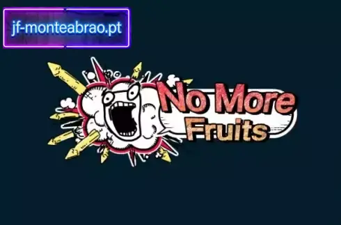 No More Fruits slot gameplay showing neon symbols on a dark 5x3 grid